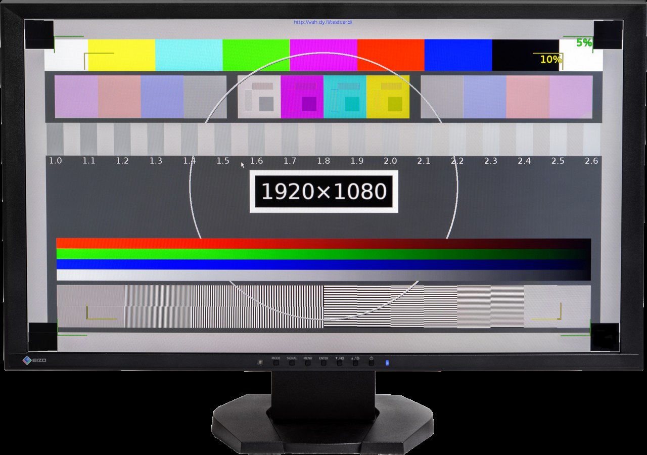 B-Ware monitors: inspect connectors and picture faults